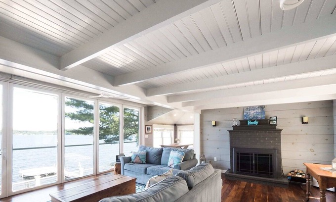 Amesbury Casa | Amesbury: Lake Front Dream Vacation, Private Dock