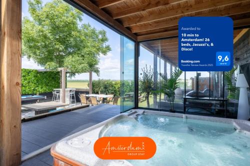 Zwanenburg Casa | Amsterdam Group Stay - Jacuzzi, Sauna & Cinema