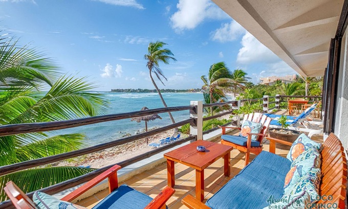 Akumal Condominio | An Akumal Classic! Beachfront condo with AC and WiFi!