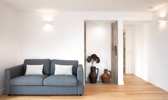 Angra do Heroismo Apartamento | AngrA+ | One bedroom apartment with sea/city view