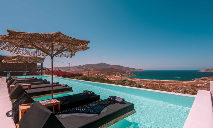 Ornos Villa | Myko Villa Private pool