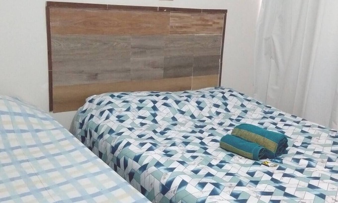 Maringa Apartamento | Ap 03 Esp Sara double bed, single bed.