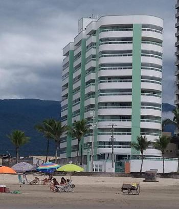 Real Apartamento | Ap Jd Real frente mar, wi-fi, piscina, pet