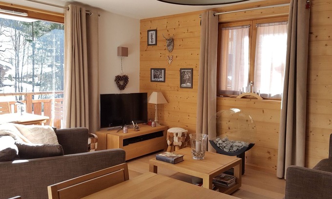 Les Gets Apartamento | Aparte. 3 * -LES GETS-6 Pax- 70 m2-WIFI-2 CH * 2SDB-150m. PERRIERES EXPRES TELESIEGE