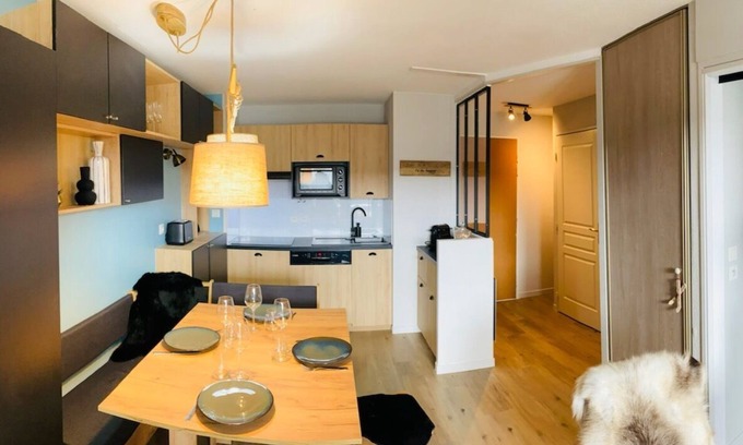La Mongie Apartamento | Apart from Mongie. Fully renovated. foot of the slopes 1 bedroom. Heated swimming pool.