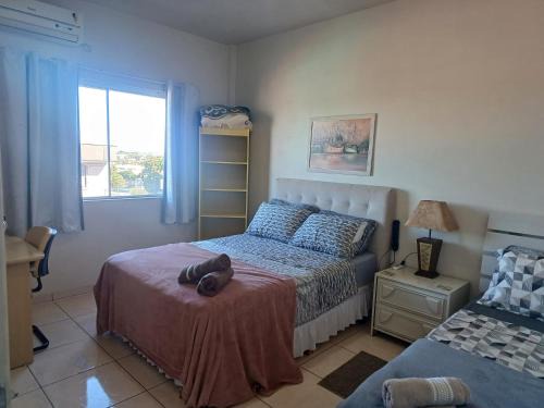 Santo Angelo Apartamento | Apart próximo a Unimed, Catedral e HSA de 2 quartos com 2 AR, mini-Academia e garagem no Centro-sul