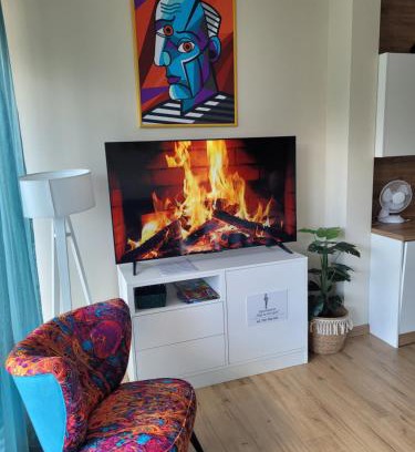 Charzykowy Apartamento | Apartament Kinowy z Tarasem Widokowym i Netflixem PanTuNieSpał