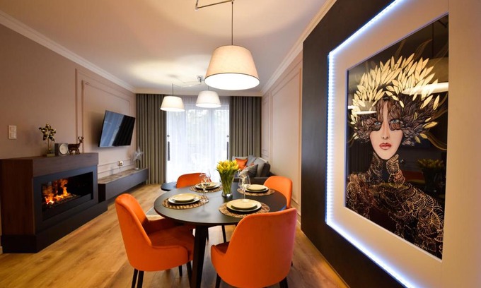 Cedzyna Apartamento | Apartament Leśny No 63 nad Zalewem z KOMINKIEM , GARAŻ w cenie