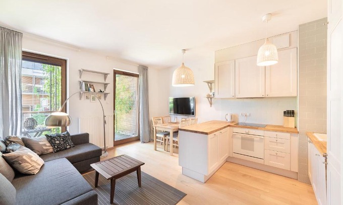 Brzezno Apartamento | Apartament w Gdańsku Brzeźnie ,blisko plaży ,darmowe miejsce parkingowe ,taras