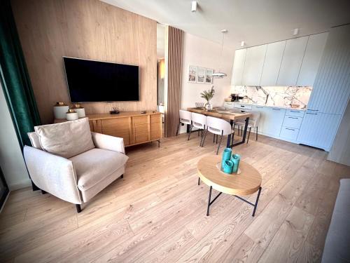 Przymorze Apartamento | Apartament WHITE GLOVE Prestige Tarasy Bałtyku MOLO