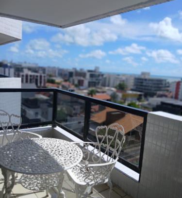 Jardim Oceania Apartamento | Apartamento 2 ruas beira mar espaçoso 15 pessoas