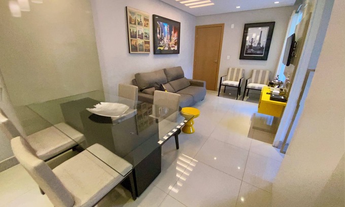 Sion Apartamento | Apartamento Inteiro Para 03 Pessoas com ar, Garagem e Wi-fi. Pet Friendly