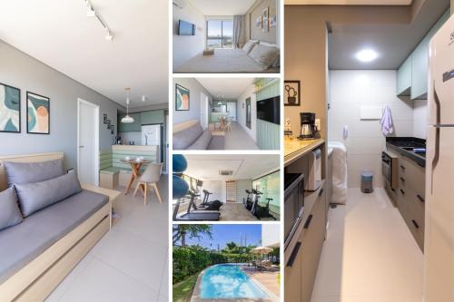 Pina Apartamento | Apartamento com VISTA maravilhosa no bairro do Pina! Cozinha completa, Wi-Fi, Ar Condicionado e máquina de lavar - Condomínio com Estacionamento, Recepção 24h, Piscina e Academia