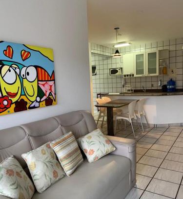Centro Apartamento | Apartamento Pé na Areia e águas tranquilas no centro de Guarapari
