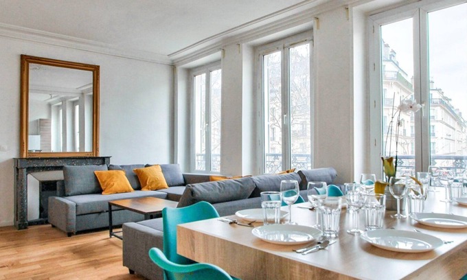 Gare Apartamento | APT10-Marais2-Vista a la Ciudad-Apartamento-Apartamento-Baño en la habitacion