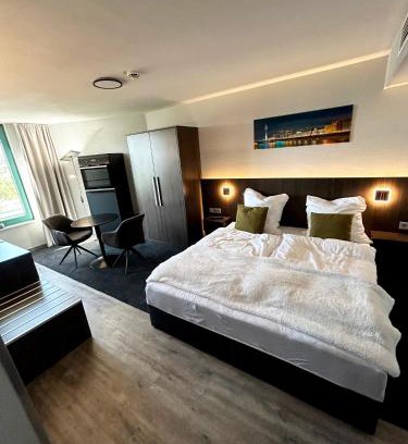 Stadtbezirk 3 Apartamento | Aparthotel in Düsseldorf am Medienhafen mit Küche
