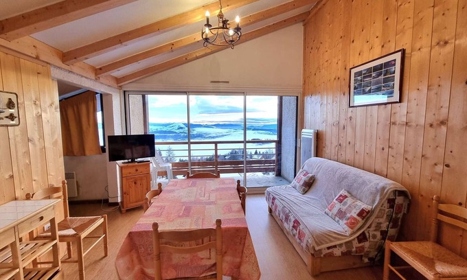 Saint-Michel-de-Chaillol Apartamento | Apartamento para 7 con balcón, wifi, mascotas permitidas, parking - Saint-Michel-de-Chaillol