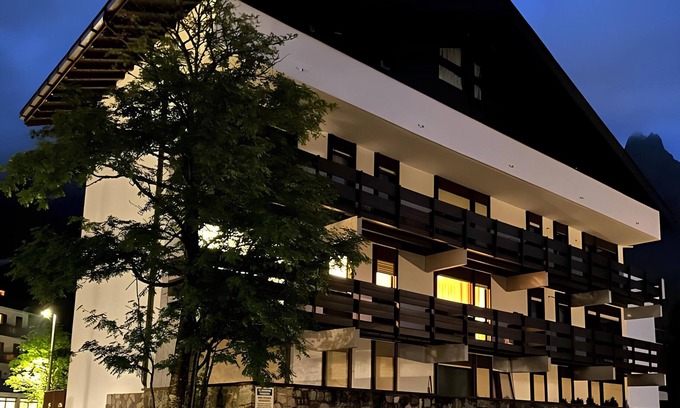 San Martino di Castrozza Apartamento | Apartment 'Residence Fradusta 116' with Private Terrace and Shared Garden