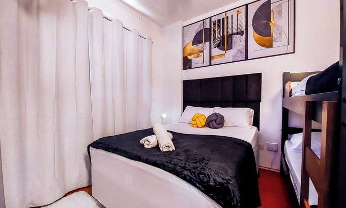 Tupi Apartamento | Apartment 3 min from the beach | Garage | Wi-Fi | So beautiful