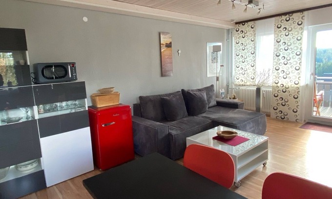 Schonach im Schwarzwald Apartamento | Apartamento 'Klug' con vistas a la montaña, terraza privada y Wi-Fi