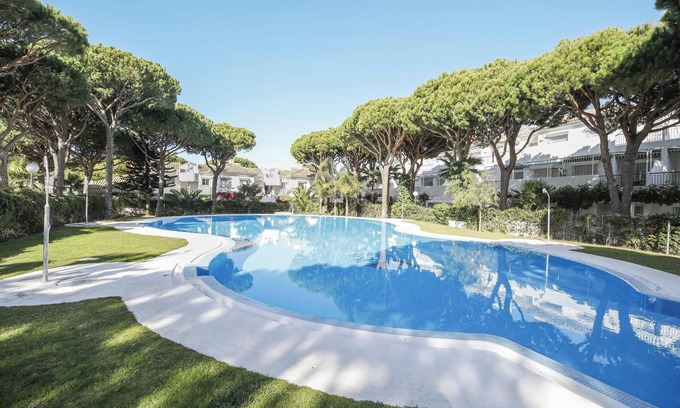 Poblado Sancti Petri Apartamento | Apartamento "Casa Mercedes" cerca de la playa con piscina y jardín