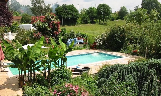 Saint-Etienne-de-Maurs Apartamento | Apartamento 'De Charme 4 Personnes' con piscina privada, terraza privada y Wi-Fi