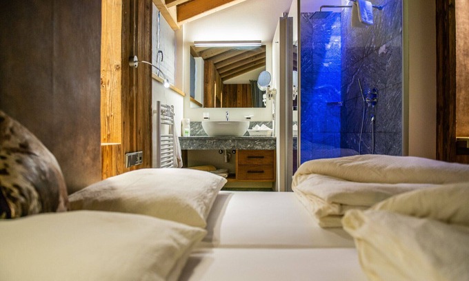 Mareo Apartamento | Apartamento 'Mountainlodge Luxalpine San Vigilio' con vistas a la montaña, jardín compartido y Wi-Fi