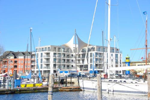 Eckernfoerde Apartamento | Apartment 20, Blickrichtung Binnenhafen WestInnenstadt