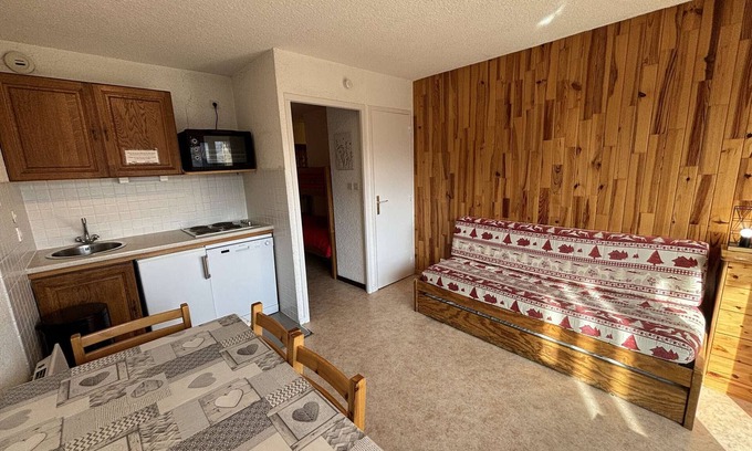 Auris Apartamento | Apartamento para 6 personas a pie de pistas con balcón - Auris en Oisans