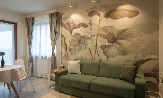 Valeggio sul Mincio Apartamento | Apartamento 'Appartmanto Pradica' con jardín compartido, Wi-Fi y aire acondicionado