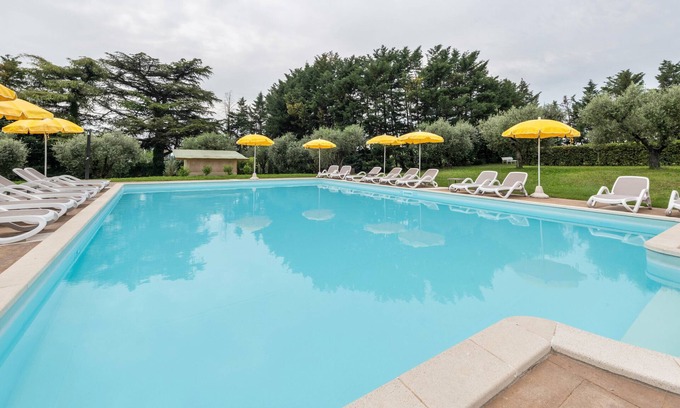 Montioni Apartamento | Apartamento "Agriturismo Colombare Teboi Trilo" con vistas a la montaña, piscina compartida y Wi-Fi