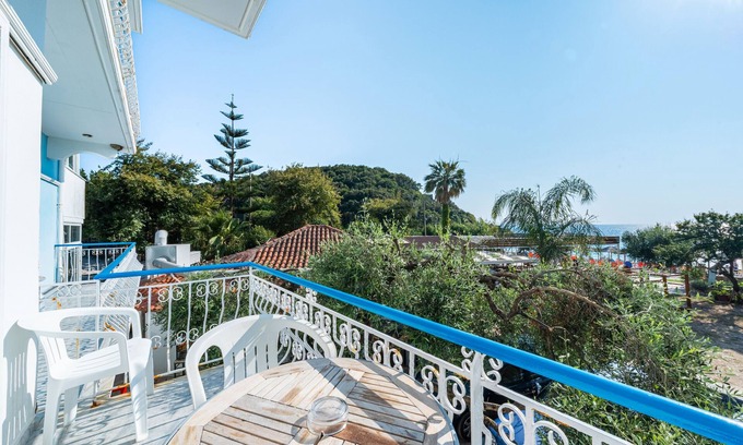Parga Apartamento | Apartamento 'Alex Bar 3' con vistas al mar, Wi-Fi y aire acondicionado