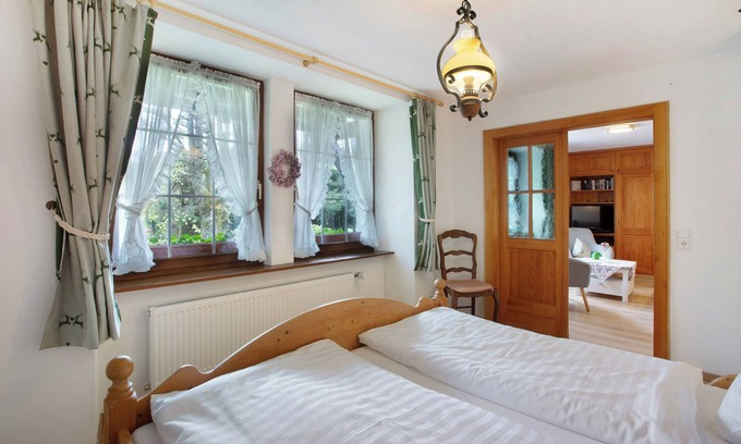 Blasiwald Apartamento | Apartamento 'Alexandernest' con terraza privada, jardín privado y Wi-Fi