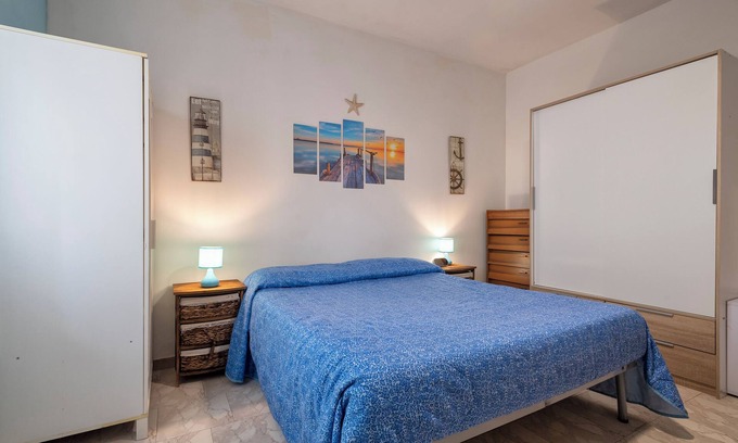 La Pietraia Apartamento | Apartamento 'Alghero Lido A 100mt Dalla Spiaggia' con vistas al mar, balcón y Wi-Fi