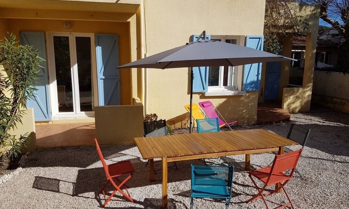 La Capte Apartamento | Apartamento y jardín 5 personas mar y pueblo en Hyères - península de Giens