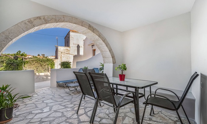 Kithira Apartamento | Apartamento 'Angel's 1' con terraza compartida, Wi-Fi y aire acondicionado
