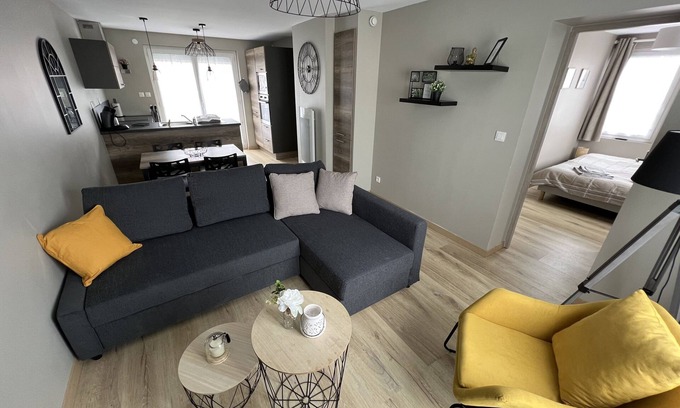 Berck-sur-Mer Apartamento | Apartamento-Apartamento-Baño con bañera-Terraza