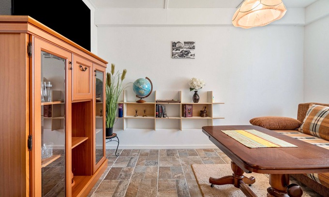Mirow Apartamento | Apartamento 'Appartement Onkel Fritz' con jardín compartido
