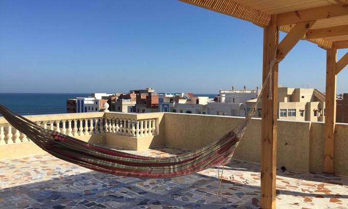 Asilah Apartamento | Apartamento ASILAH (MARRUECOS), terraza con vista al mar, 4 personas