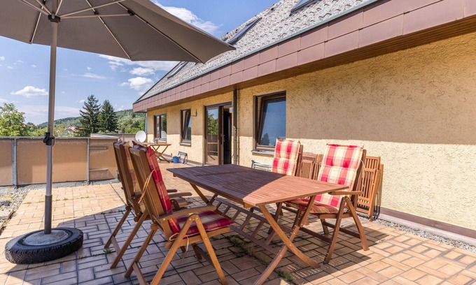 Gemarkung Laufen an der Eyach Apartamento | Apartamento 'B463 Penthouse' con vistas a la montaña, terraza privada y Wi-Fi