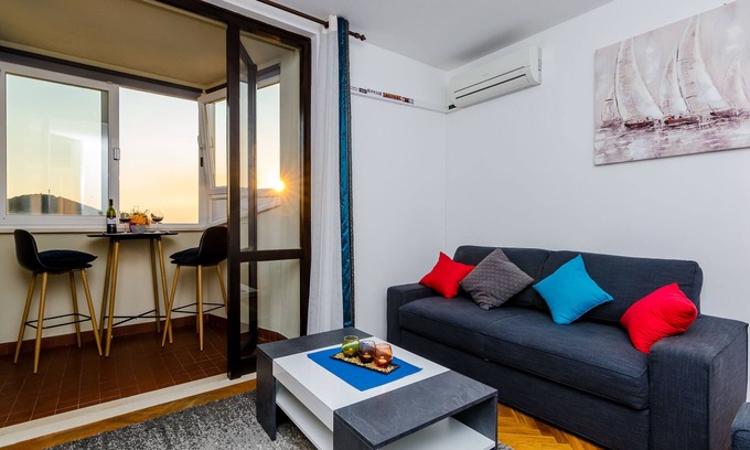 Gruz Apartamento | Apartamento Boca - Apartamento de un dormitorio con balcón y vistas al mar
