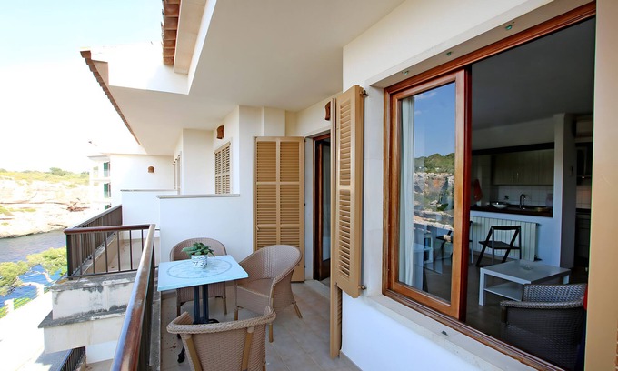 Cala Figuera Apartamento | Apartamento 'Cala Figuera 2b' con vistas al mar, Wi-Fi y aire acondicionado
