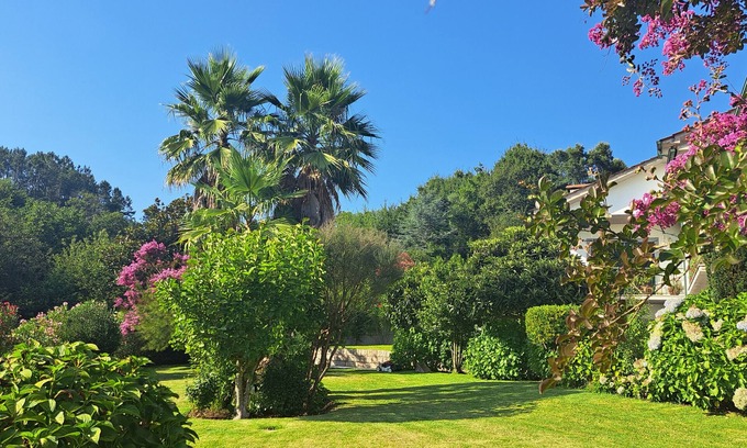 Sao Pedro do Sul Villa | Apartamento 'Casa Pinho' con vistas a la montaña, terraza privada y Wi-Fi