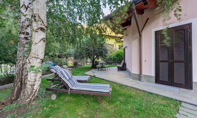 Verres Apartamento | Apartamento 'Casa Vacanze Villatanya - Cir 0014' con vistas a la montaña, jardín compartido y Wi-Fi