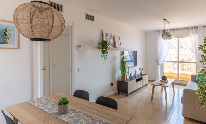 Aguadulce Apartamento | Apartamento Catania en Aguadulce - Almería. Equipado, elegante y vistas al mar