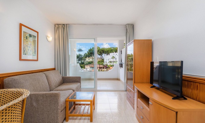 Peguera Apartamento | Apartamento 'Con Terraza 1 ' con terraza privada, Wi-Fi y aire acondicionado