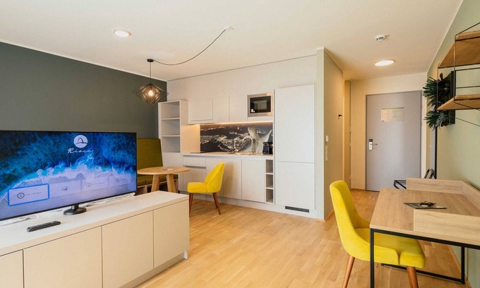Brigittenau Apartamento | Apartment Copacabana mit Balkon und Küchenzeile - Rioca Vienna Posto 1