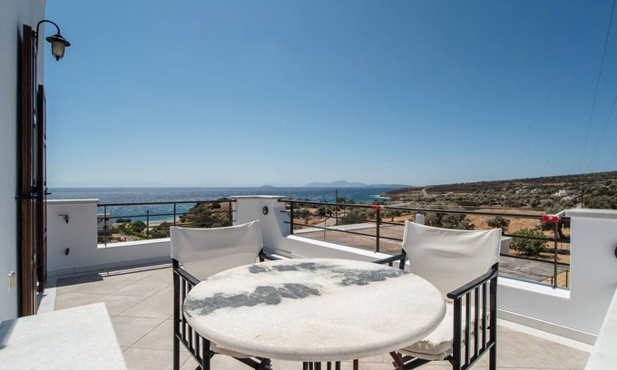 Naxos Apartamento | Apartamento 'Cozy Private Panoramic Seaview' con vistas al mar, Wi-Fi y aire acondicionado