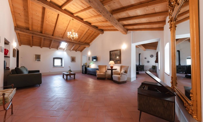 Affi Apartamento | Apartamento-De Lujo-Baño con ducha-Vista al campo