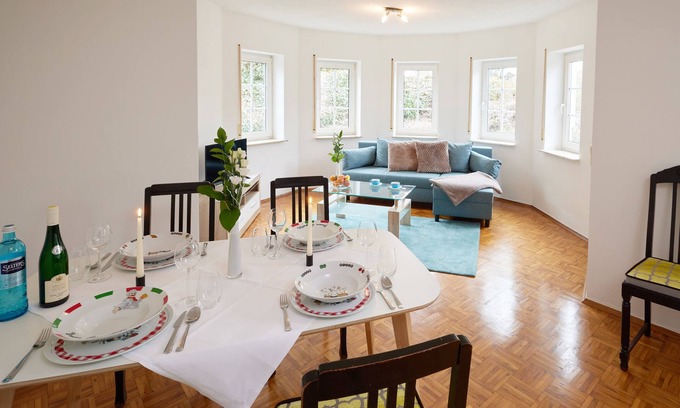 Treysa Apartamento | Apartamento 'Die Landgräfinnen' con terraza compartida, jardín compartido y Wi-Fi